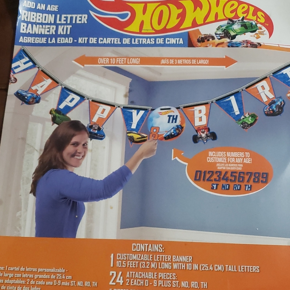 🚘Hotwheels birthday bander🚘